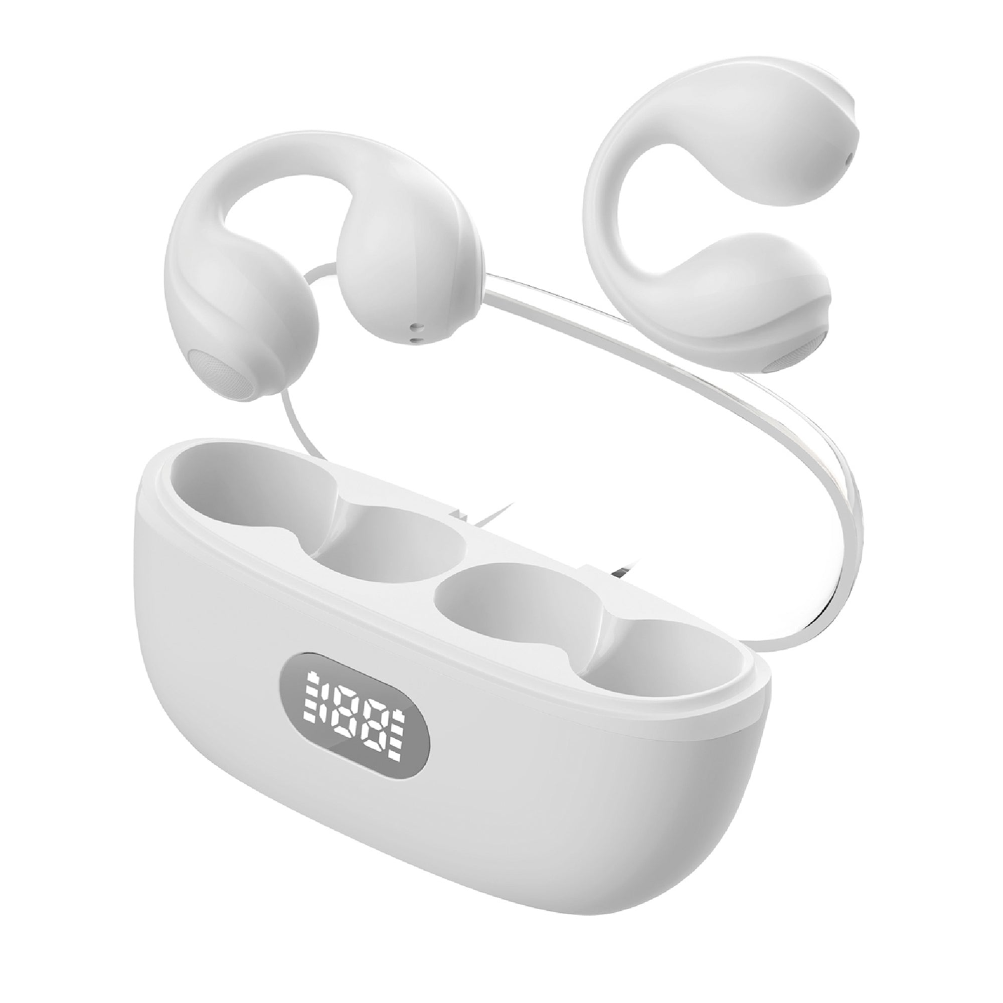 F50 P-Q3 Open Ear Clip Headphones Wireless Bluetooth Clip On Headset Open Ear Earbuds Earphones F50 P-Q3 Open Ear Clip Headphones Wireless Bluetooth Clip On Headset Open Ear Earbuds Earphones